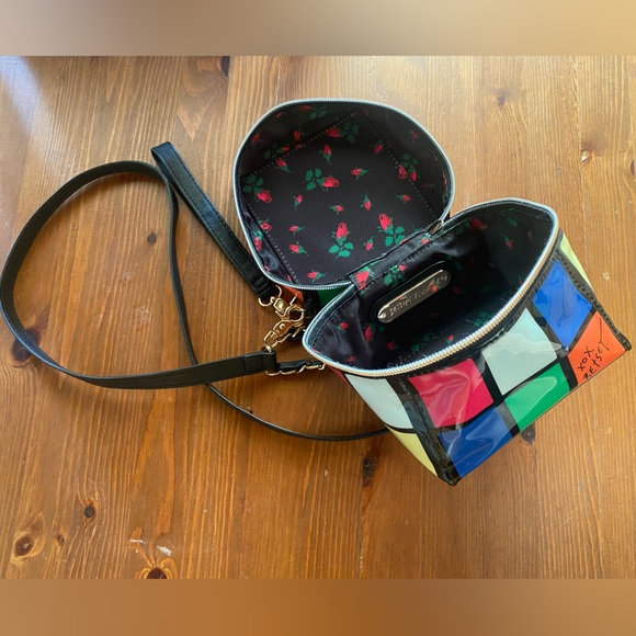 Betsey Johnson Rubik’s Cube Cross-body Purse - Picture 2 of 3